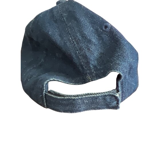 Vintage JHats Denim US Marine Corps Adj Hat Cap Baseball Hook Loop - Picture 4 of 6